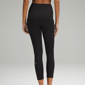 Lululemon brand “All The Right Places” new never worn black leggings 23 inseam